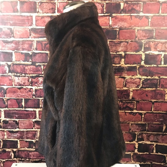 FUDA Faux Fur Coat Jacket Fu Da - Picture 3 of 8